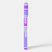 Paarse strepen Case-Mate iPhone case (Achterkant / Rechts)