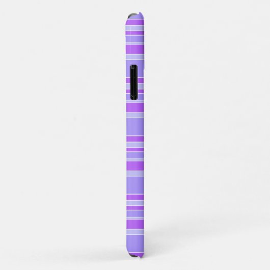Paarse strepen Case-Mate iPhone case (Achterkant/rechts)