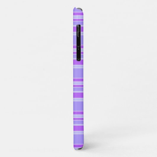 Paarse strepen Case-Mate iPhone case (Achterkant/links)