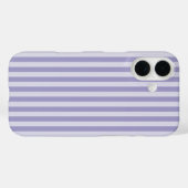 Paarse strepen Case-Mate iPhone case (Achterkant (horizontaal))