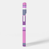Paarse strepen  Case-Mate iPhone case (Achterkant / Rechts)