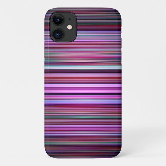 Paarse strepen Case-Mate iPhone case (Achterkant)