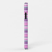 Paarse strepen Case-Mate iPhone case (Achterkant/rechts)