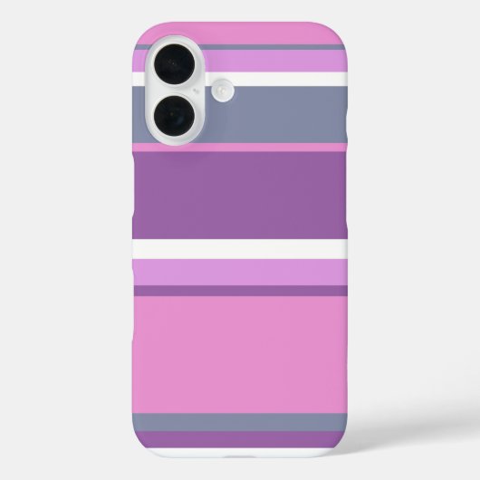 Paarse strepen  Case-Mate iPhone case (Achterkant)