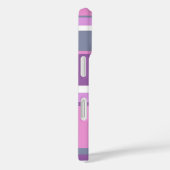 Paarse strepen  Case-Mate iPhone case (Achterkant / Rechts)