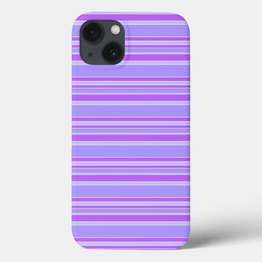 Paarse strepen Case-Mate iPhone hoesje (Achterkant)