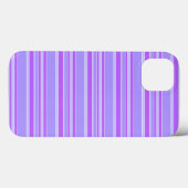 Paarse strepen Case-Mate iPhone hoesje (Achterkant (horizontaal))