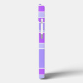 Paarse strepen Case-Mate iPhone hoesje (Achterkant / Links)