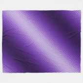 Paarse strepen Diagonale textuur uitzicht Fleece Deken (Voorkant (Horizontaal))
