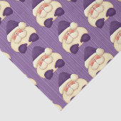 Paarse strepen en sinterklaas tissuepapier (Detail)