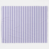 Paarse strepen fleece deken (Voorkant (Horizontaal))