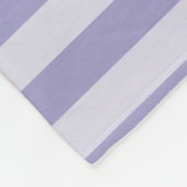 Paarse strepen fleece deken (Hoek)
