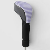 Paarse strepen golfheadcover (Schuin)
