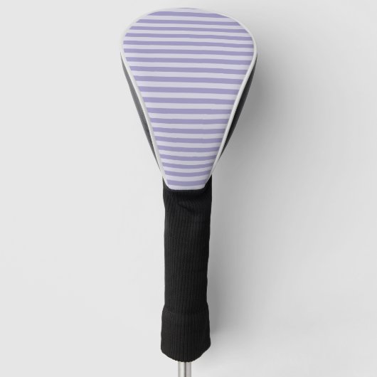 Paarse strepen golfheadcover (Voorkant)