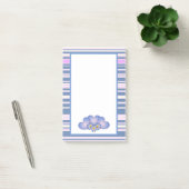 Paarse strepen, harten en bloemen Post-it® Notes (Kantoor)