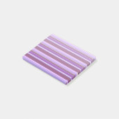Paarse strepen in verschillende tinten post-it® notes (Schuin)