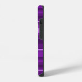 Paarse strepen iPhone hoesje (Linkerkant)