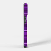 Paarse strepen iPhone hoesje (Rechterkant)
