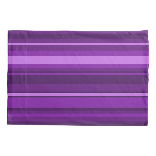 Paarse strepen kussensloop (Achterkant)