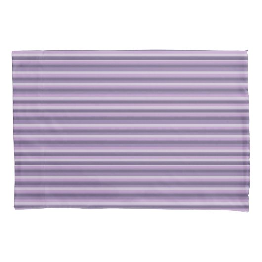 Paarse strepen kussensloop (Voorkant)