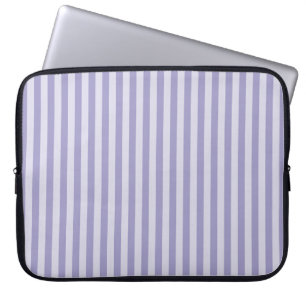 Paarse strepen laptop sleeve