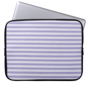Paarse Strepen Laptop Sleeve
