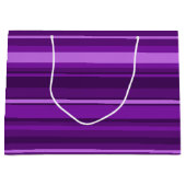 Paarse strepen large cadeautasje (Voorkant)
