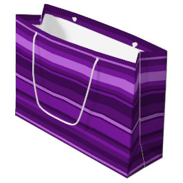 Paarse strepen large cadeautasje
