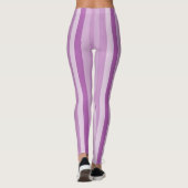 Paarse strepen leggings (Achterkant)