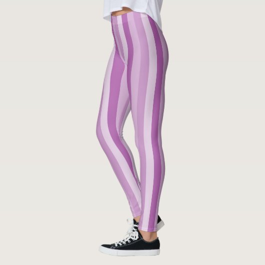 Paarse strepen leggings (Links)
