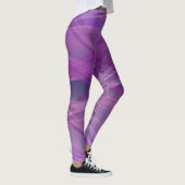 Paarse Strepen Leggings (Rechts)