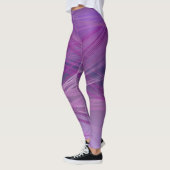Paarse Strepen Leggings (Links)
