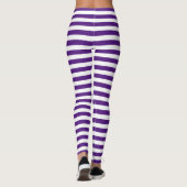 Paarse strepen leggings (Achterkant)