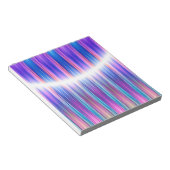 Paarse strepen notitieblok (Schuin)