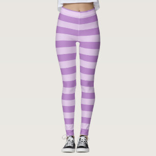 paarse strepen patroontrillingen leggings