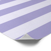 Paarse strepen poster (Hoek)