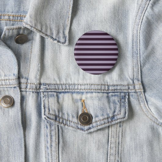Paarse strepen Ronde Button 5,7 Cm (In situ)