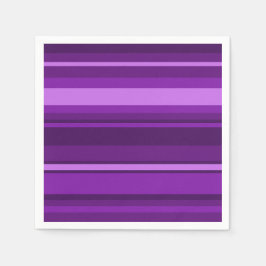 Paarse strepen servetten