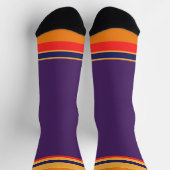 Paarse + strepen sokken (Top)