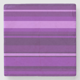 Paarse strepen stenen onderzetter