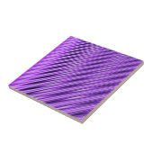 Paarse strepen tegeltje (Zijkant)