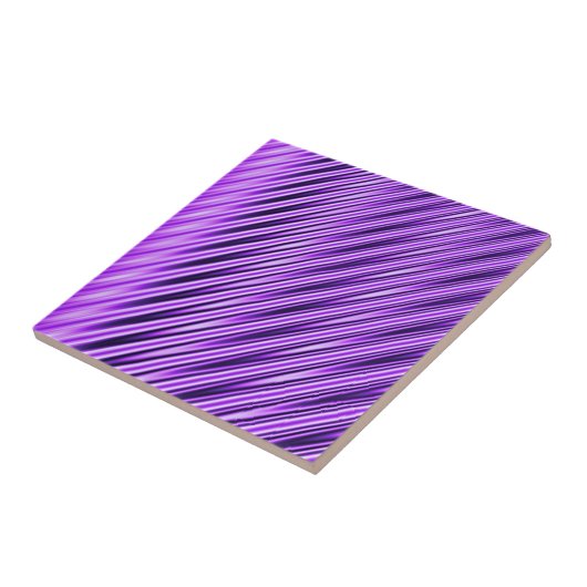 Paarse strepen tegeltje (Zijkant)