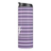 Paarse strepen thermosbeker (Geroteerd rechts)