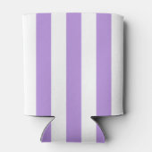 Paarse strepen, witte strepen, gestreept blikjeskoeler (Achterkant)