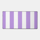 Paarse strepen, witte strepen, gestreept bureaumat (Voorkant)
