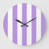Paarse strepen, witte strepen, gestreept grote klok (Voorkant)
