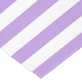 Paarse strepen, witte strepen, gestreept medium tafelloper (Hoek)