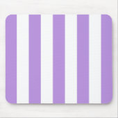 Paarse strepen, witte strepen, gestreept muismat (Voorkant)