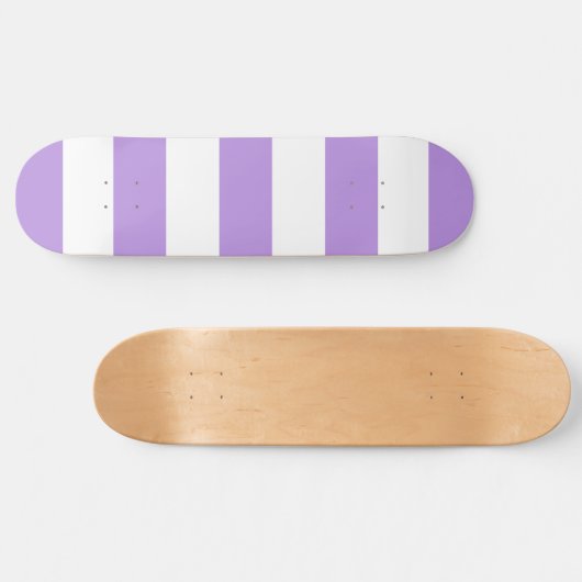 Paarse strepen, witte strepen, gestreept persoonlijk skateboard (Horizontaal)