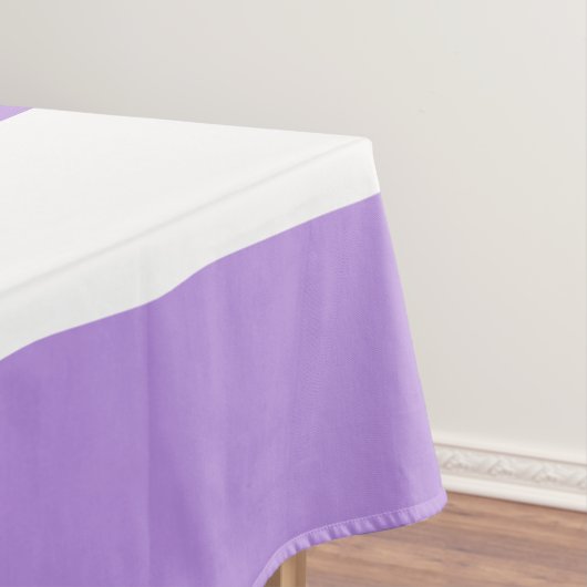 Paarse strepen, witte strepen, gestreept tafelkleed (Voorbeeld)